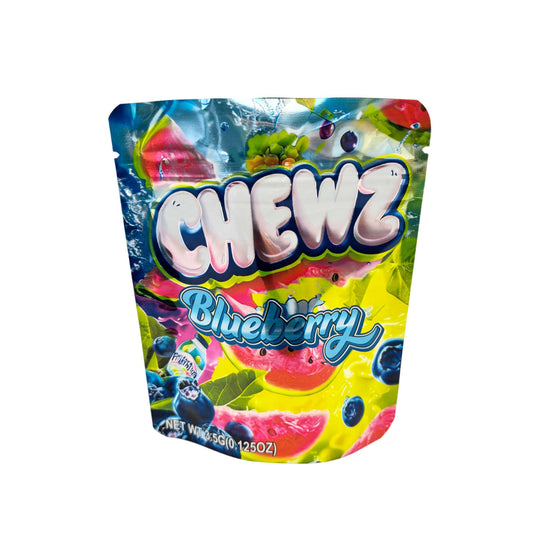 50 Pack - 3.5g Exotic Mylar Bags - Chewz Blueberry
