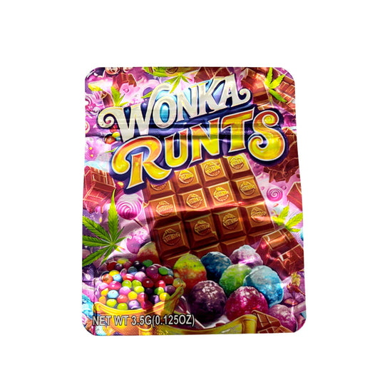 50 Pack - 3.5g Exotic Mylar Bags - Wonka Runtz
