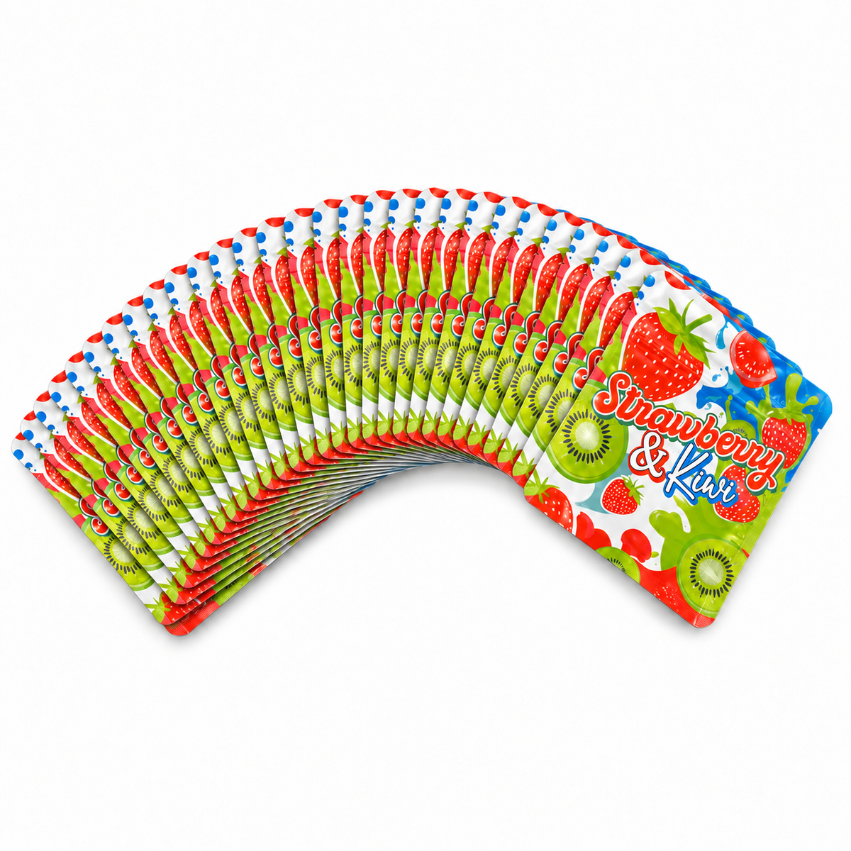 50 Pack - 3.5g Exotic Mylar Bags - Deep Fried Cinnamon Roll