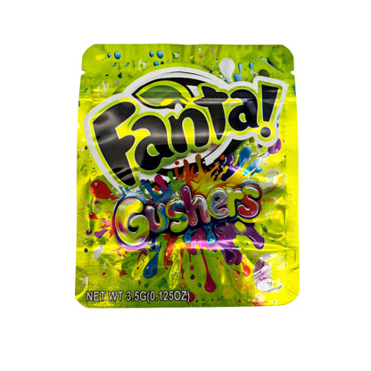 50 Pack - 3.5g Exotic Mylar Bags - Fanta - Gusher