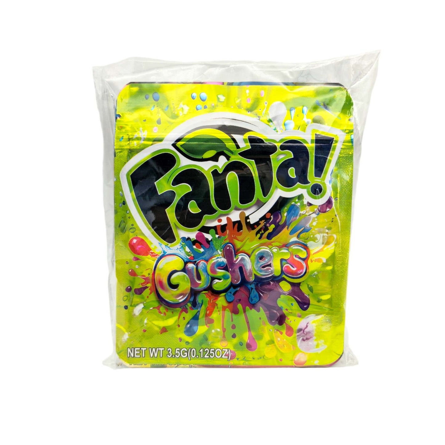 50 Pack - 3.5g Exotic Mylar Bags - Fanta - Gusher