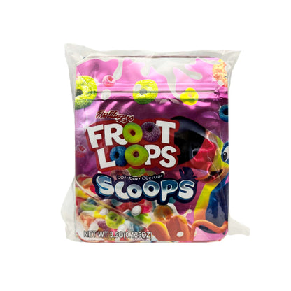 50 Pack - 3.5g Exotic Mylar Bags - Froot Loops - Sloops