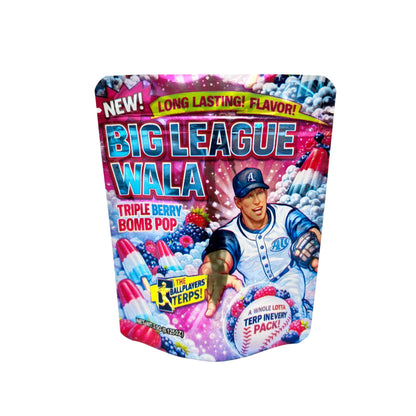 50 Pack - 3.5g Exotic Mylar Bags - Big League Wala - Triple Berry Bomb Pop