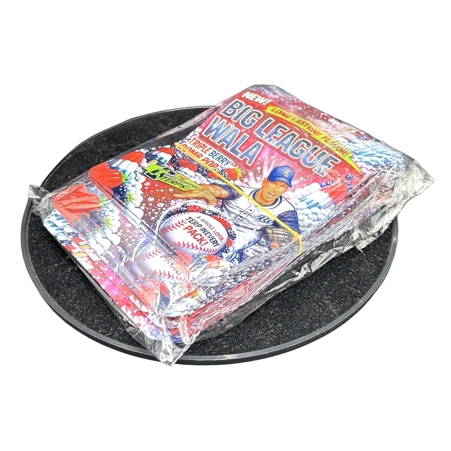 50 Pack - 3.5g Exotic Mylar Bags - Big League Wala - Triple Berry Bomb Pop