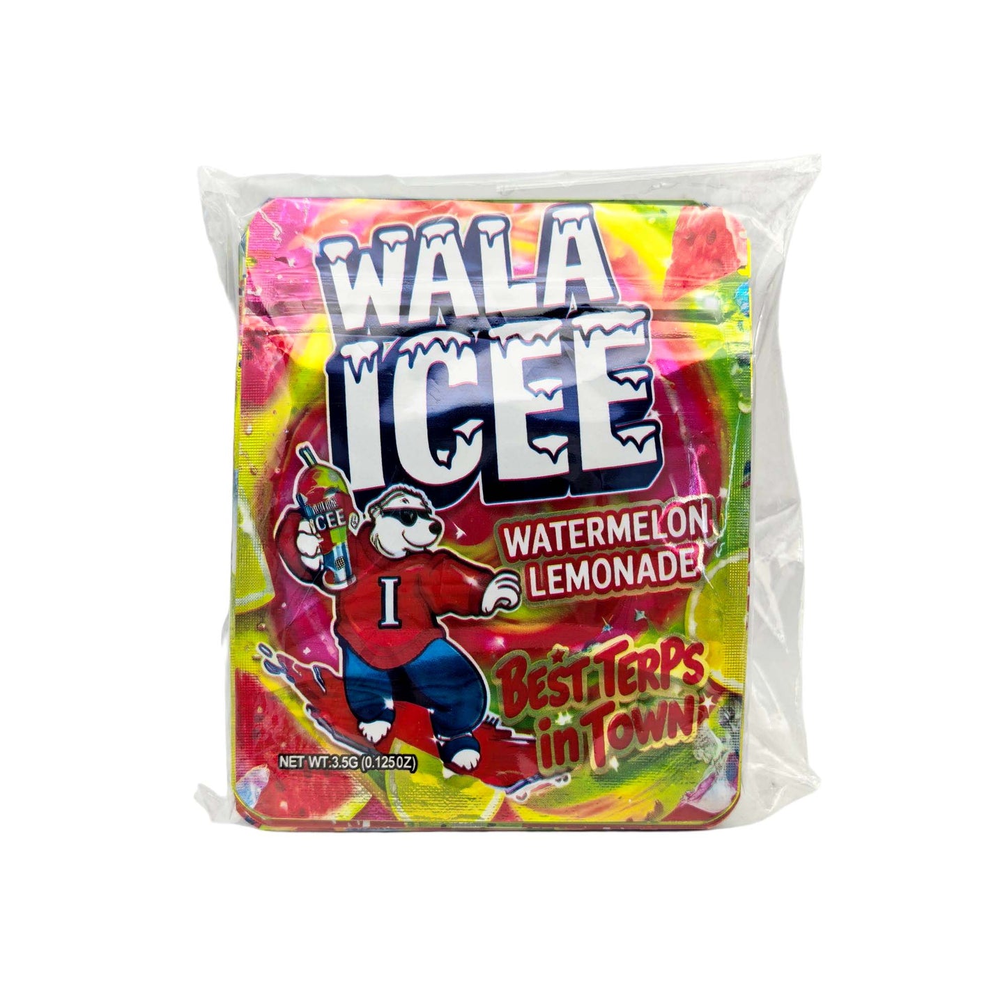 50 Pack - 3.5g Exotic Mylar Bags - Wala Icee - Watermelon Lemonade