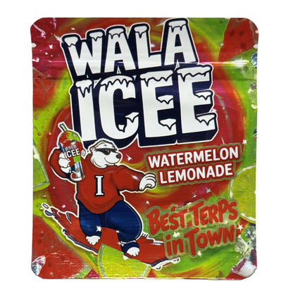 50 Pack - 3.5g Exotic Mylar Bags - Wala Icee - Watermelon Lemonade