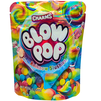 50 Pack - 3.5g Exotic Mylar Bags - Charms Blow Pop Original Assorted