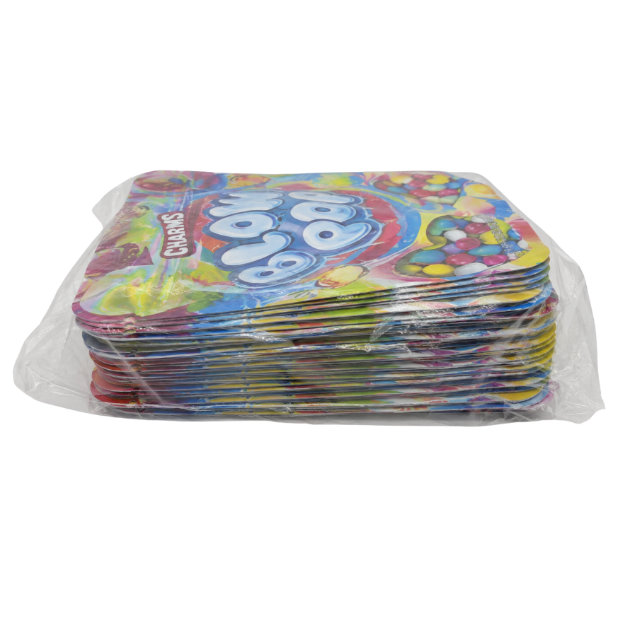50 Pack - 3.5g Exotic Mylar Bags - Blow Pop Rainbow