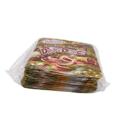 50 Pack - 3.5g Exotic Mylar Bags - Hostess Strawberry Shortcake Ding Dongz