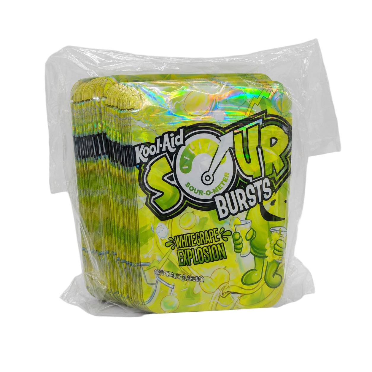 50 Pack - 3.5g Exotic Mylar Bags - Kool-Aid Sour Bursts Green Apple