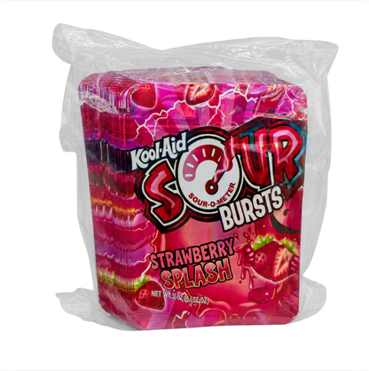 50 Pack - 3.5g Exotic Mylar Bags - Kool-Aid Sour Bursts Strawberry Splash