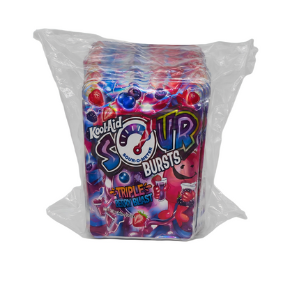 50 Pack - 3.5g Exotic Mylar Bags - Kool-Aid Sour Bursts Triple Berry Blast
