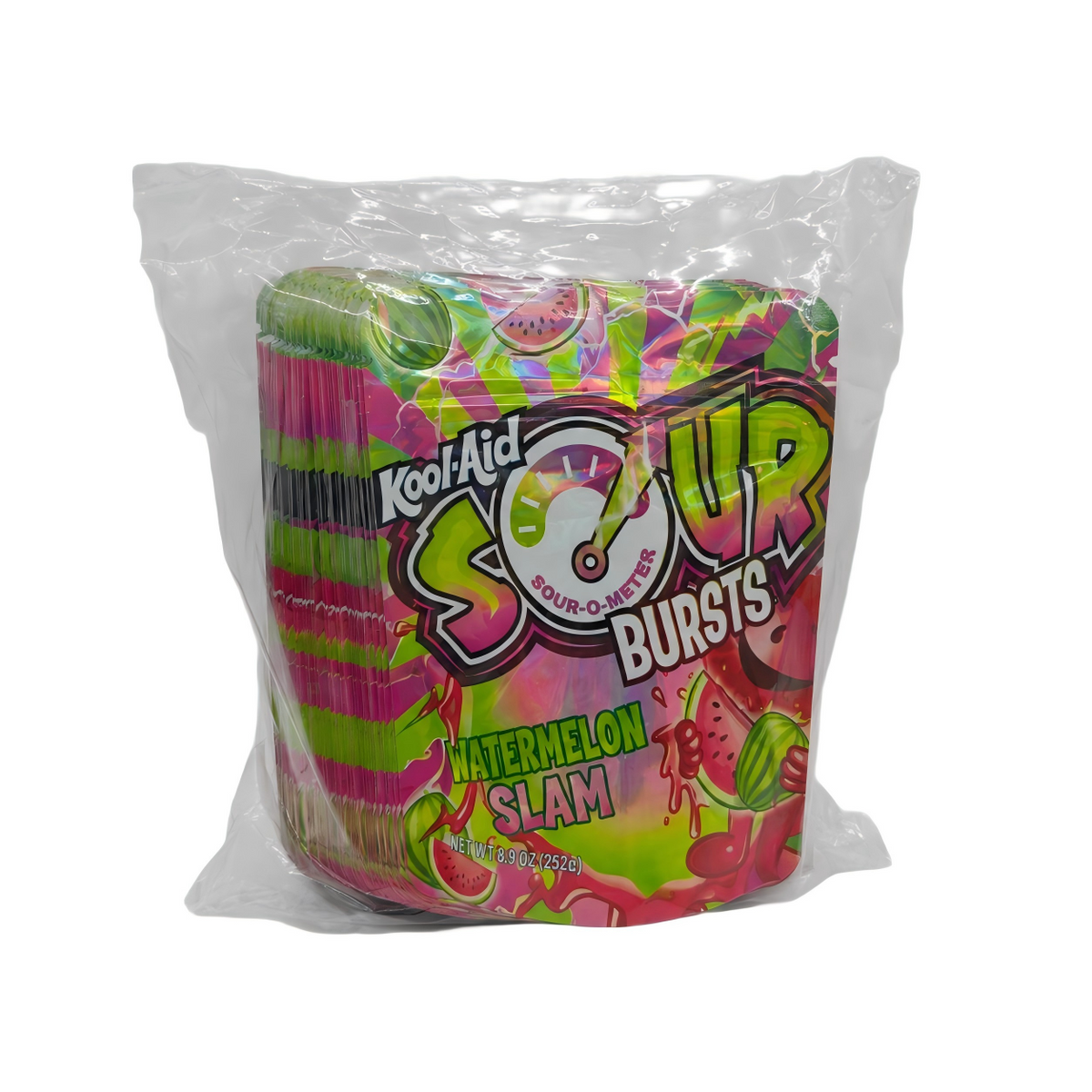 50 Pack - 3.5g Exotic Mylar Bags - Kool-Aid Sour Bursts Watermelon