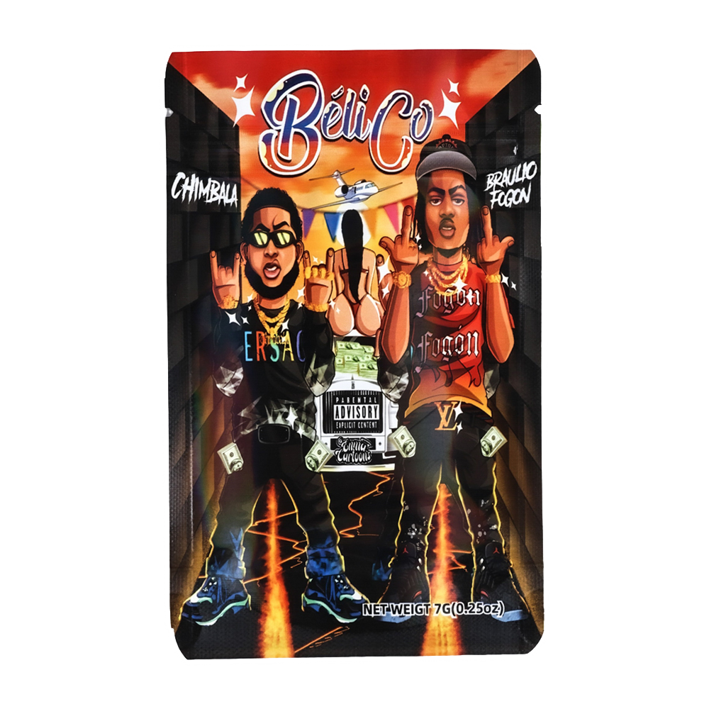 7g Exotic Mylar Bag - Belico (50 Count)