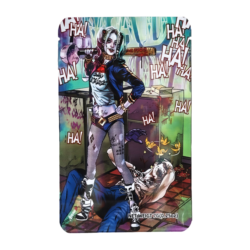 7g Exotic Mylar Bag - Ha Ha Harly Quinn (50 Count)