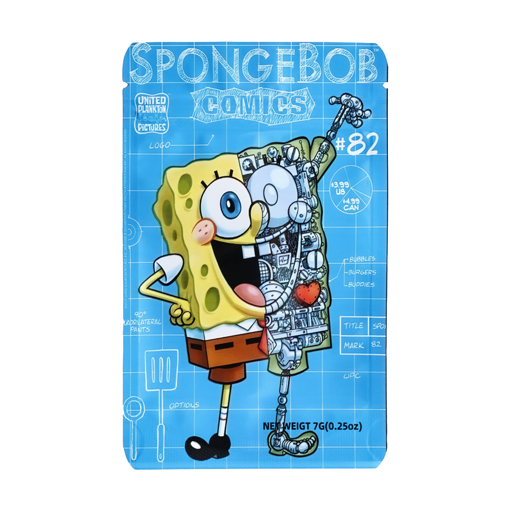 7g Exotic Mylar Bag - Sponge Bob (50 Count)