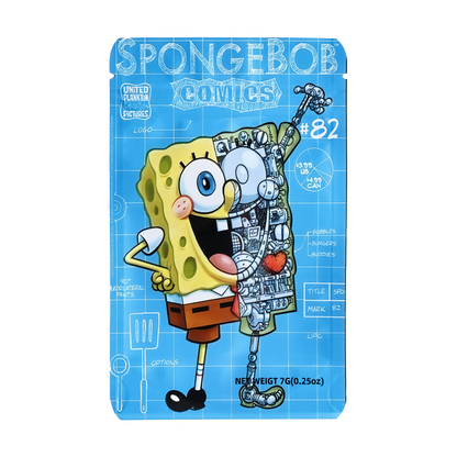 7g Exotic Mylar Bag - Sponge Bob (50 Count)
