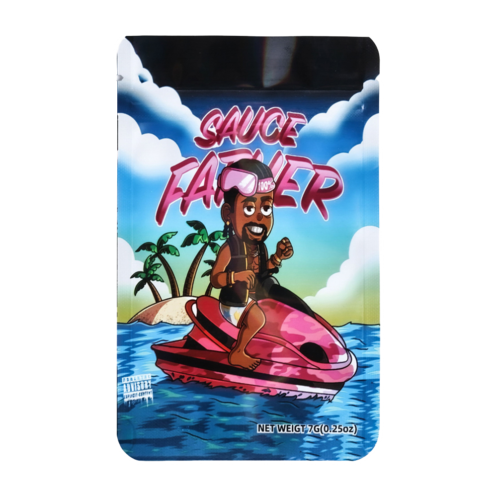 7g Exotic Mylar Bag - Sauce Father (50 Count)