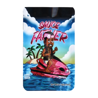 7g Exotic Mylar Bag - Sauce Father (50 Count)
