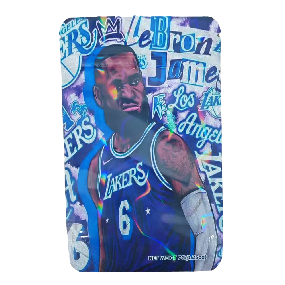 7g Exotic Mylar Bag - Lebron James (50 Count)