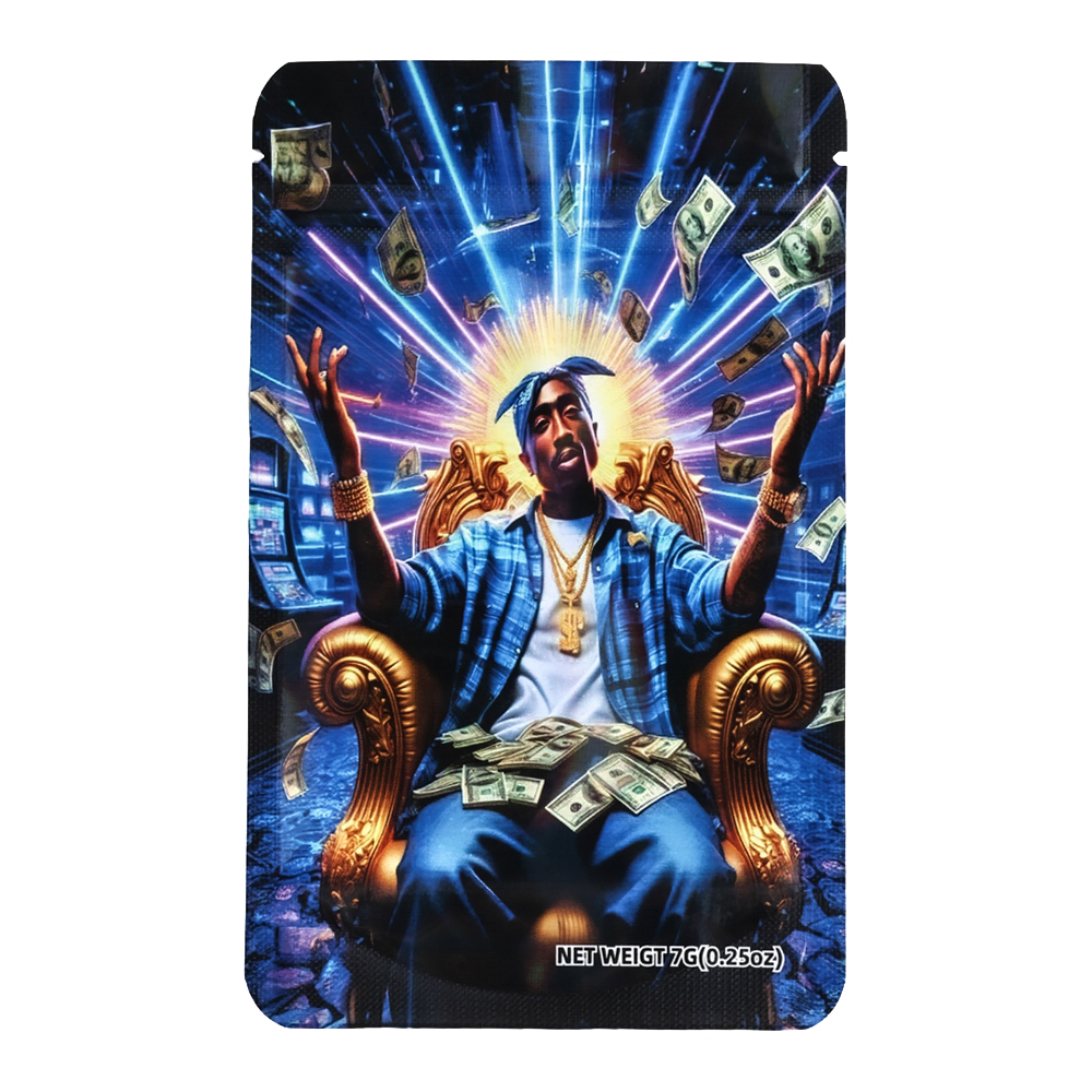 7g Exotic Mylar Bag - Tupac Thug Life (50 Count)