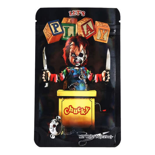 7g Exotic Mylar Bag - Lets Play Chucky (50 Count)