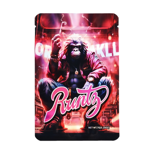 7g Exotic Mylar Bag - Runtz Gorilla (50 Count)