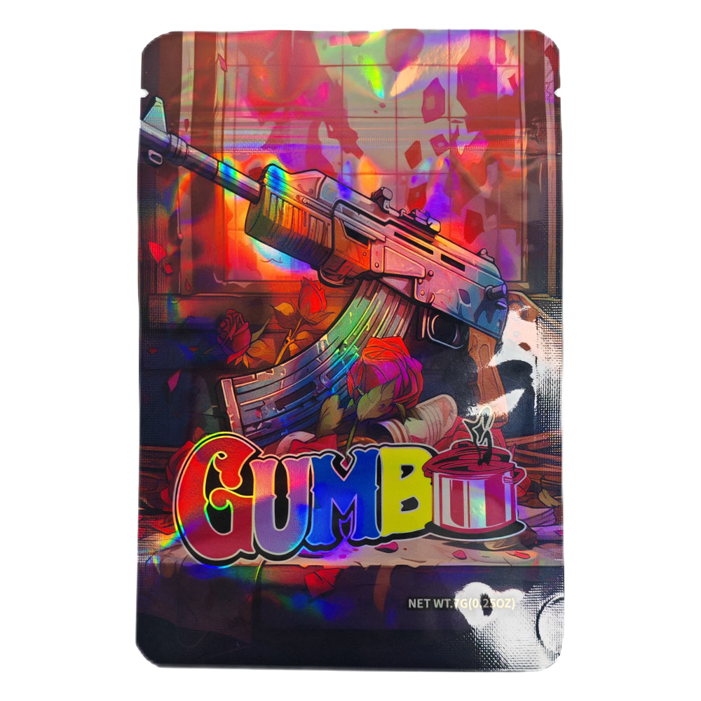 7g Exotic Mylar Bag - Gumbo AR-15 (50 Count)