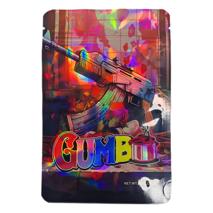 7g Exotic Mylar Bag - Gumbo AR-15 (50 Count)
