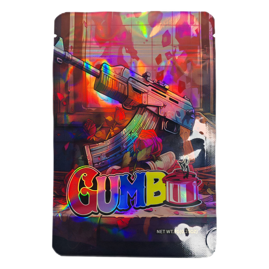 7g Exotic Mylar Bag - Gumbo AR-15 (50 Count)