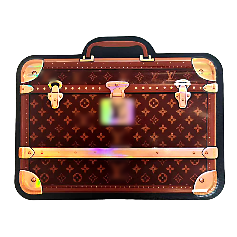 3.5g Designer Shaped Mylar Bag - Louis Vuitton (50 Count)