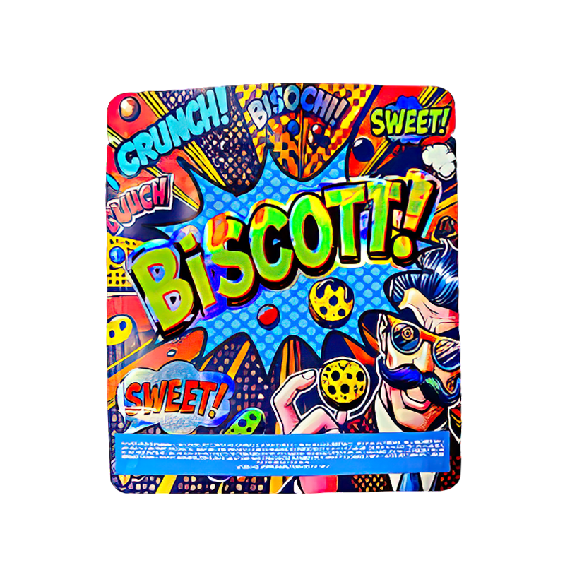 50 Pack - 3.5g Exotic Mylar Bags - Biscott