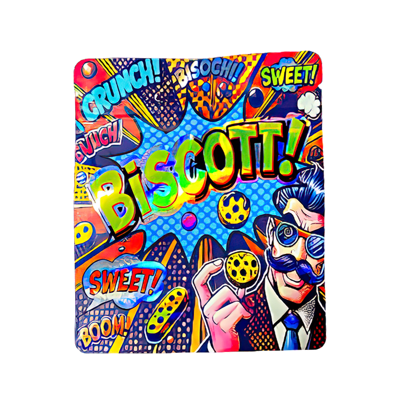 50 Pack - 3.5g Exotic Mylar Bags - Biscott