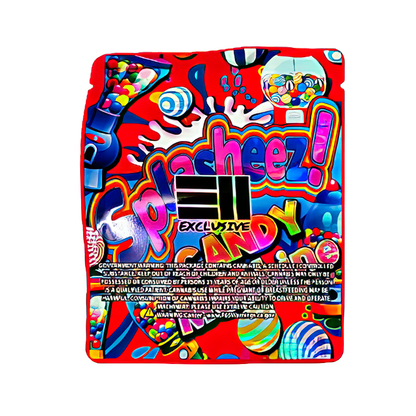 50 Pack - 3.5g Exotic Mylar Bags - Splasheez! Candy Machine