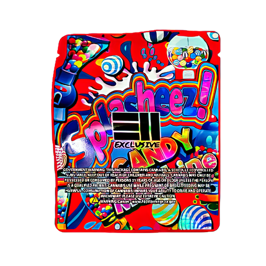 50 Pack - 3.5g Exotic Mylar Bags - Splasheez! Candy Machine