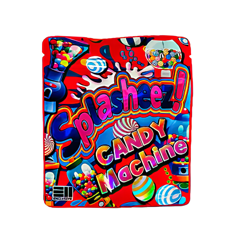 50 Pack - 3.5g Exotic Mylar Bags - Splasheez! Candy Machine