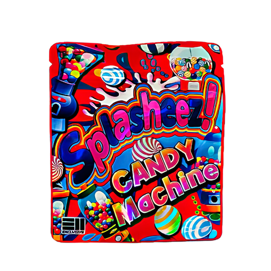 50 Pack - 3.5g Exotic Mylar Bags - Splasheez! Candy Machine