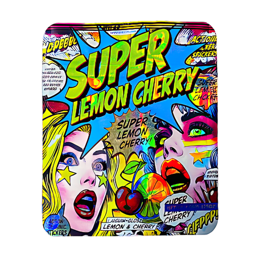 50 Pack - 3.5g Exotic Mylar Bags - Super Lemon Cherry