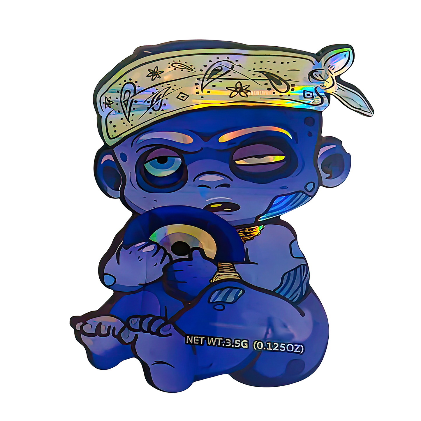 3.5g Shaped Mylar Storage Bag - ICFMF High Tolerance (50 Count)