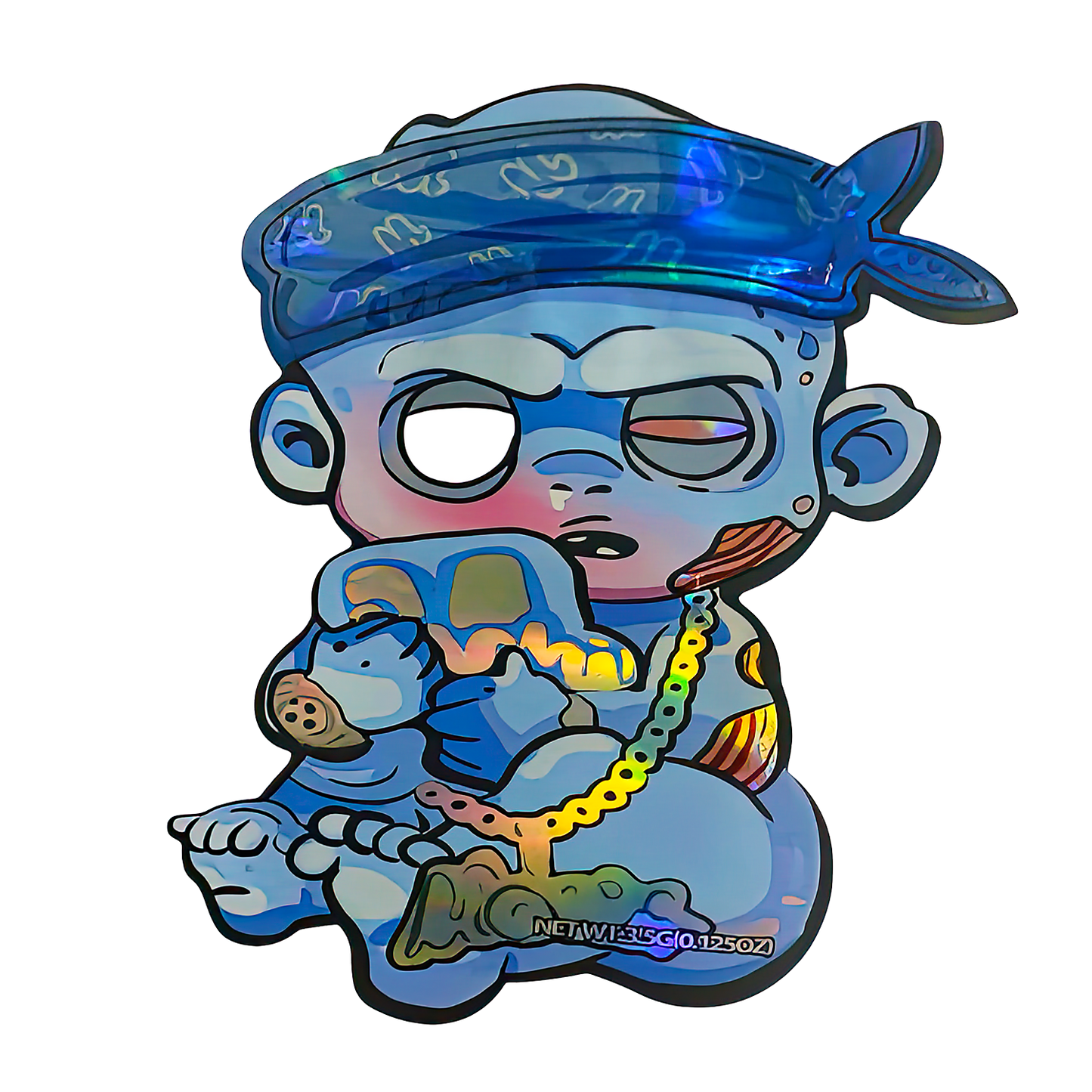 3.5g Shaped Mylar Storage Bag - ICFMF Mochi (50 Count)