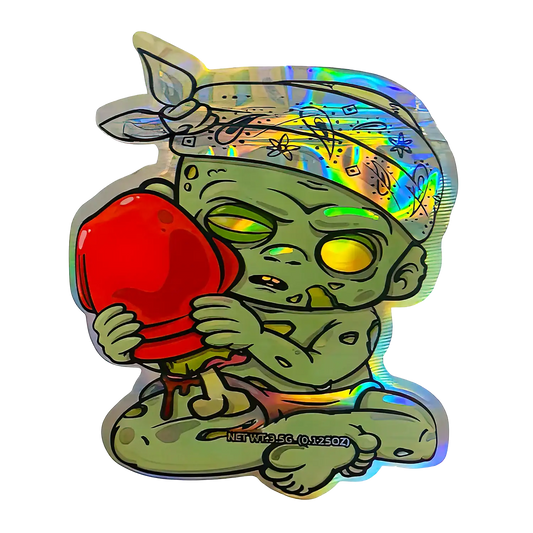 3.5g Shaped Mylar Storage Bag - ICFMF High Tolerance Red Storage Bag (50 Count)