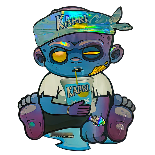 3.5g Shaped Mylar Storage Bag - ICFMF Kapri (50 Count)