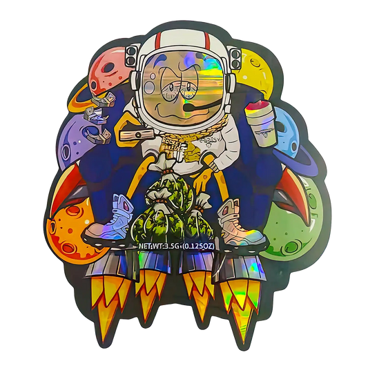 3.5g Shaped Mylar Storage Bag - Couch Rocket (50 Count)