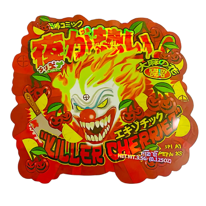 3.5g Shaped Mylar Storage Bag - Killer Cherriez (50 Count)