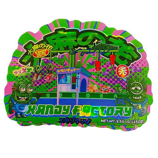 3.5g Shaped Mylar Storage Bag - KA Factory (50 Count)