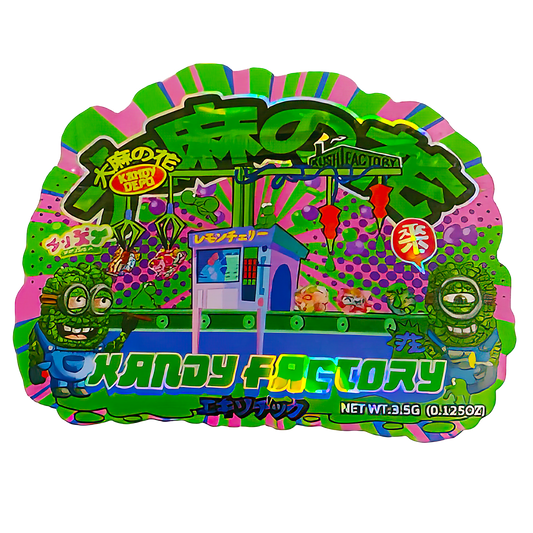 3.5g Shaped Mylar Storage Bag - KA Factory (50 Count)