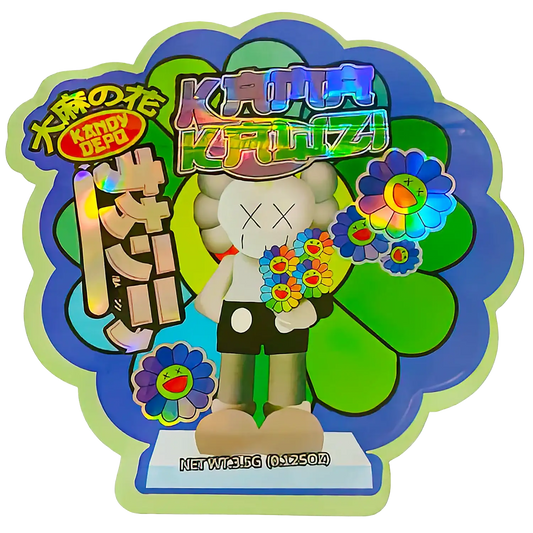 3.5g Shaped Mylar Storage Bag - Kama Kawzi Depo (50 Count)