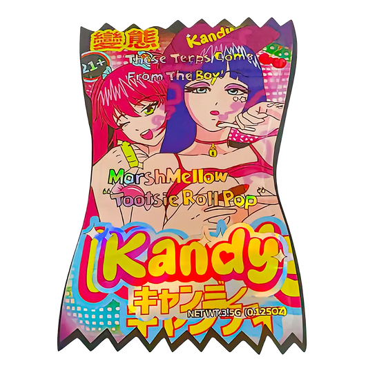 3.5g Shaped Mylar Storage Bag - Marshmallow TRPK (50 Count)