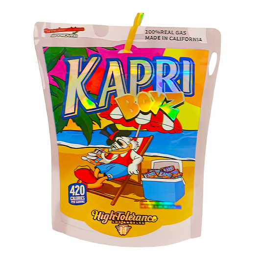 3.5g Shaped Mylar Storage Bag - Kapri Boyz (50 Count)