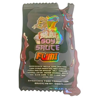 50 Pack - 3.5G Shaped Mylar Bags - Soy Sauce Bowl - Fumi